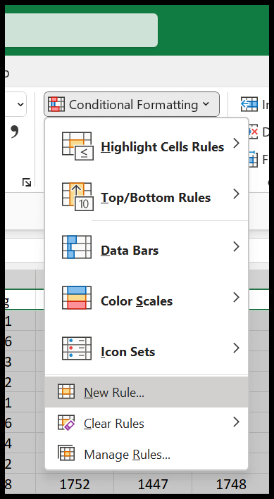 click-new-rule