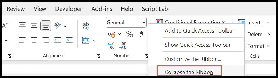 select-collapse-the-ribbon-to-hide-it