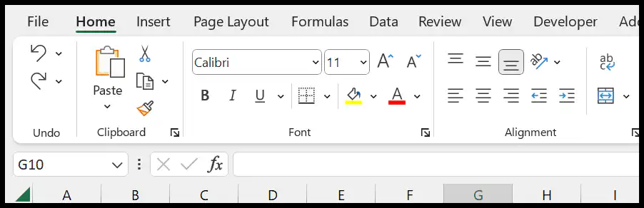 unselect-the-collapse-the-ribbon-option-to-unhide-ribbon
