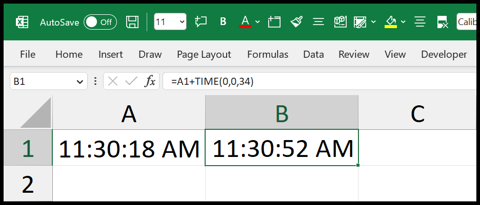 time-function-to-add-seconds