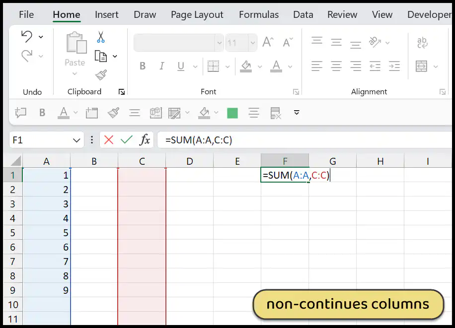 referring-two-non-continues-columns