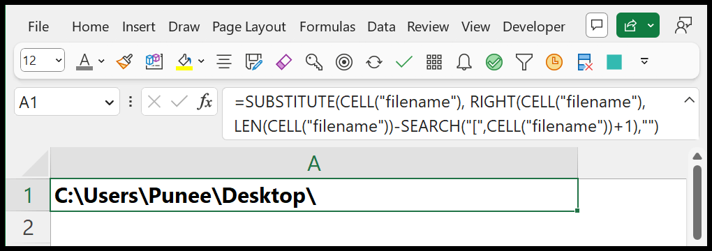 get-file-path-only
