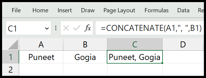 add-comma-using-concatenate