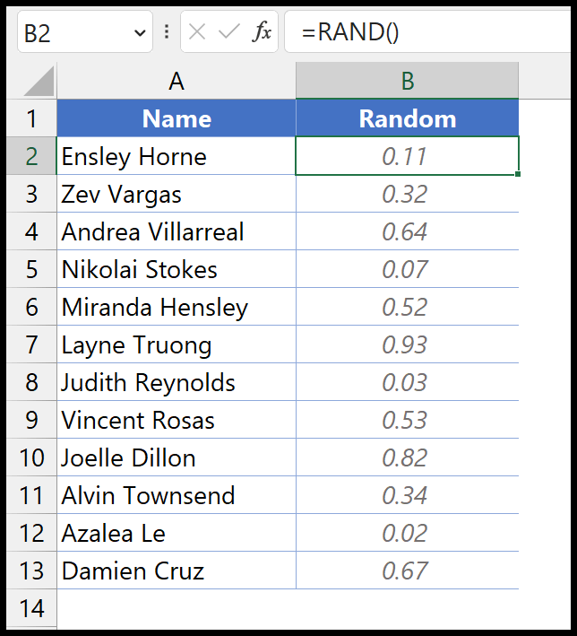 Generate Random Groups