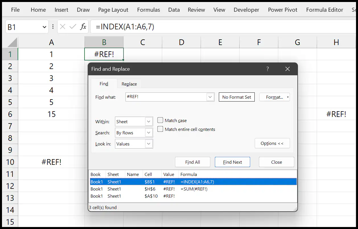 find-all-ref-errors