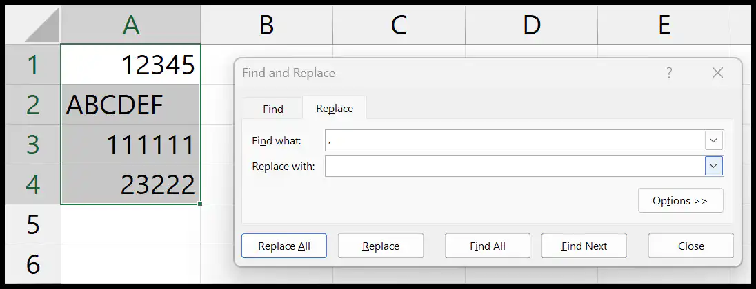 replace-commas-with-blank