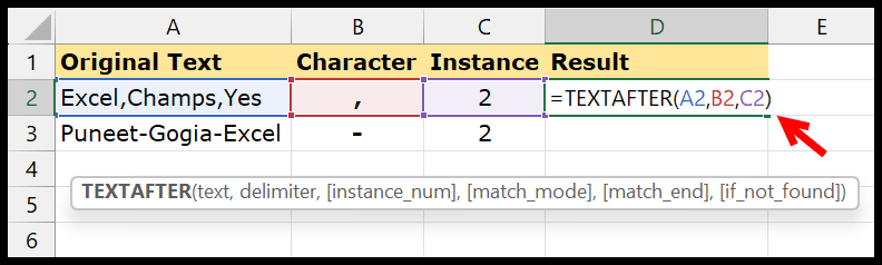 textafter-function