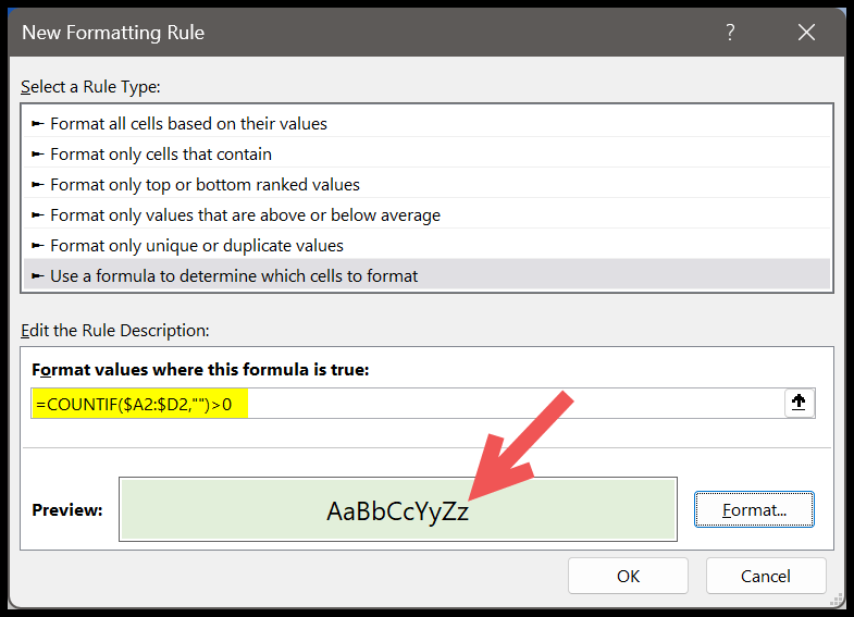 highlight-row-if-any-cell-is-blank