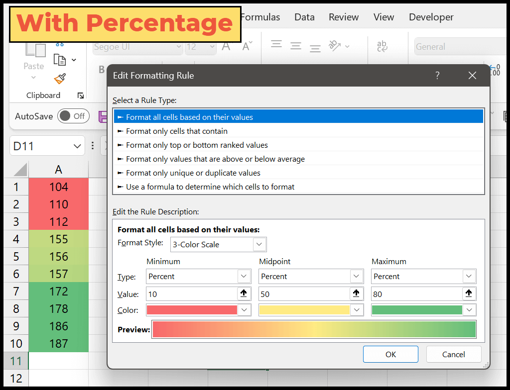 percentage-color-scale-conditional-formatting