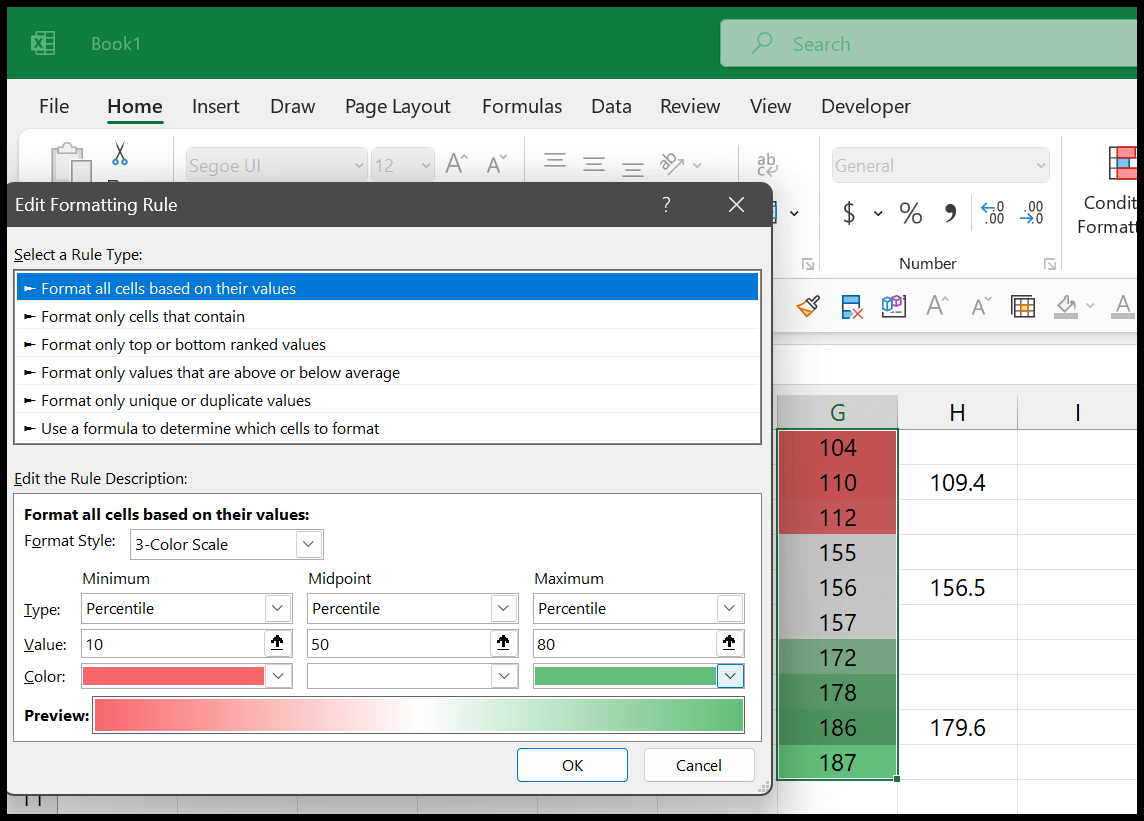 percentile-color-scale-conditional-formatting