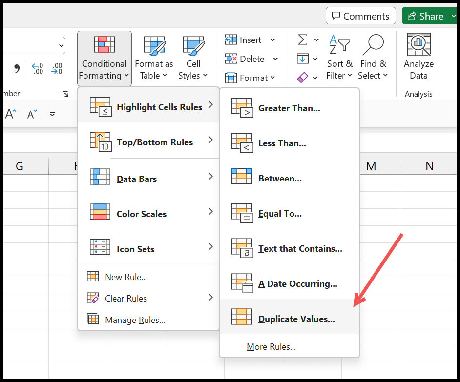 select-duplicate-values
