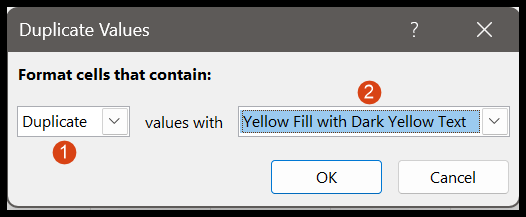 select-duplicate-to-highlight-duplicates