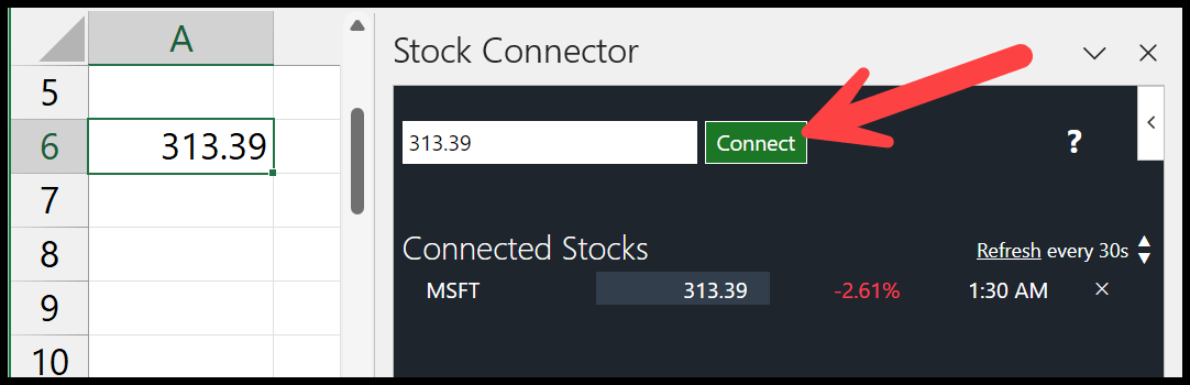 click-on-connect-button