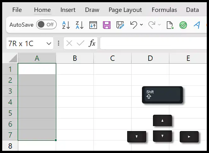 keys-to-navigate-from-a-cell-to-another