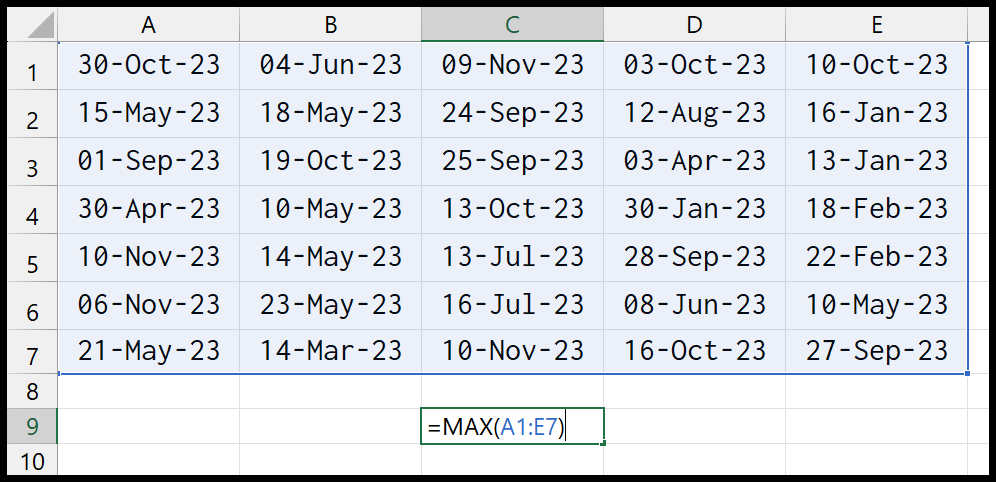 formula-to-get-max-date