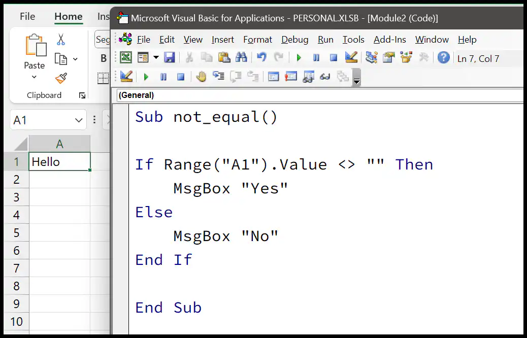 use-not-equal-with-if-in-vba