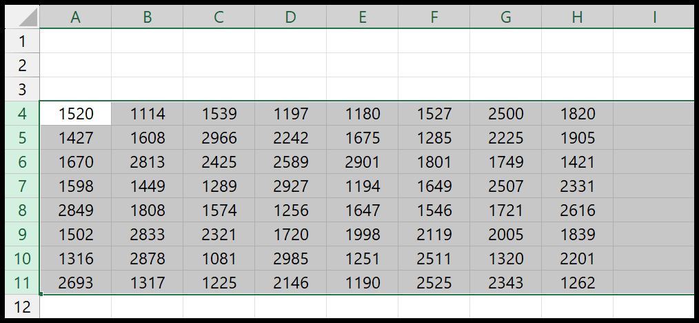 select-rows-below