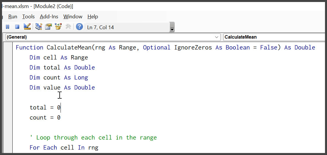 custom-vba-function-for-mean-calculation