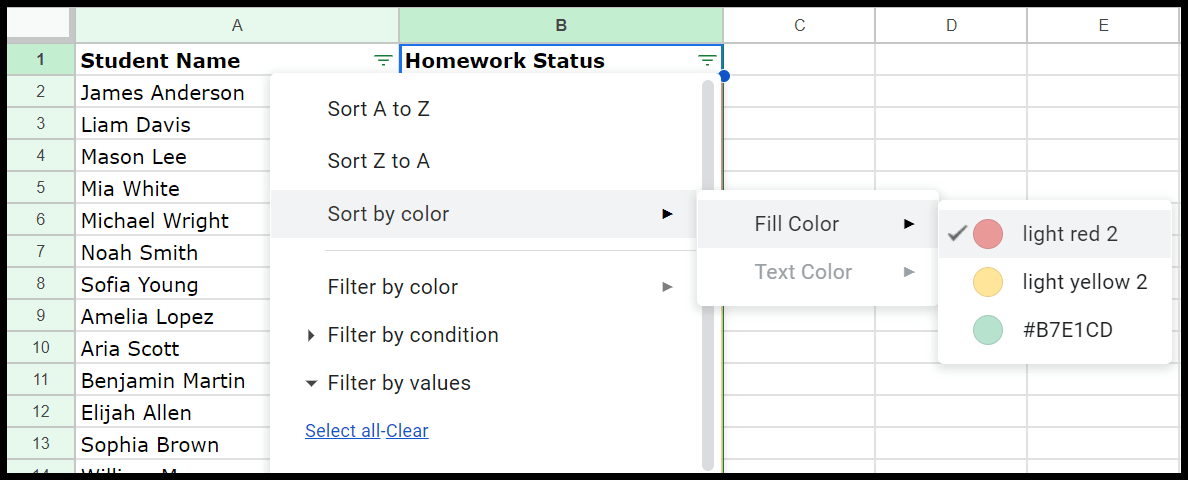 specific-sorted-color-cells-on-the-top