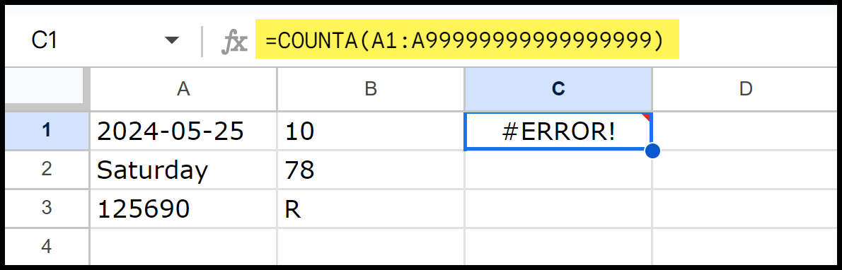 errors-while-using-counta