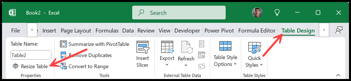extend-table-from-table-design-tab