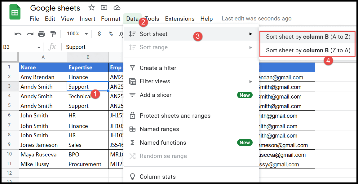 click-on-sort-sheet