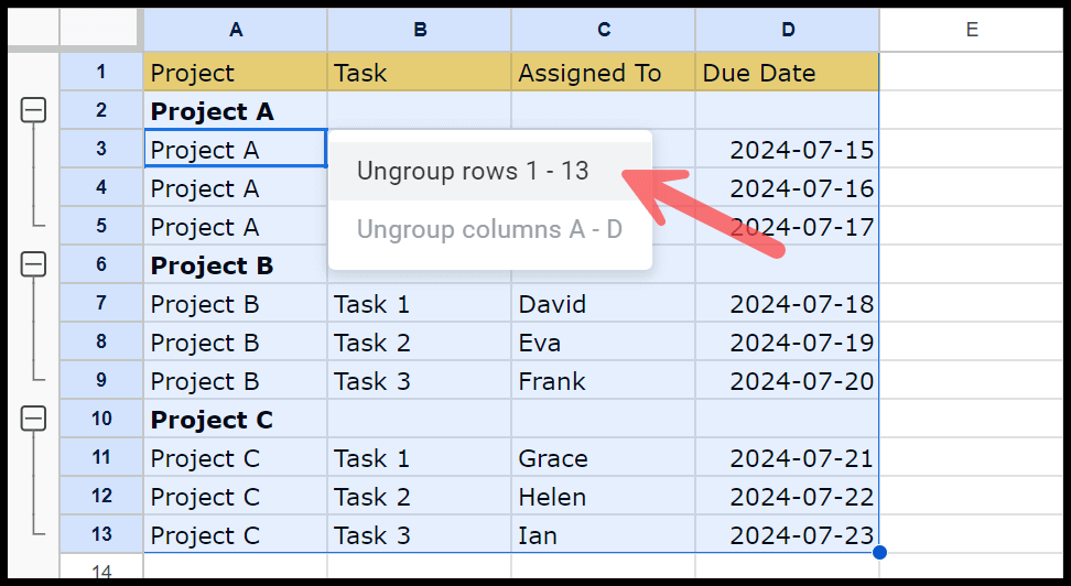 select-the-grouped-rows