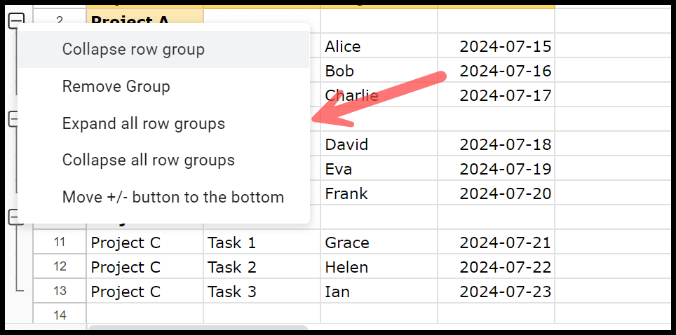 grouping-options