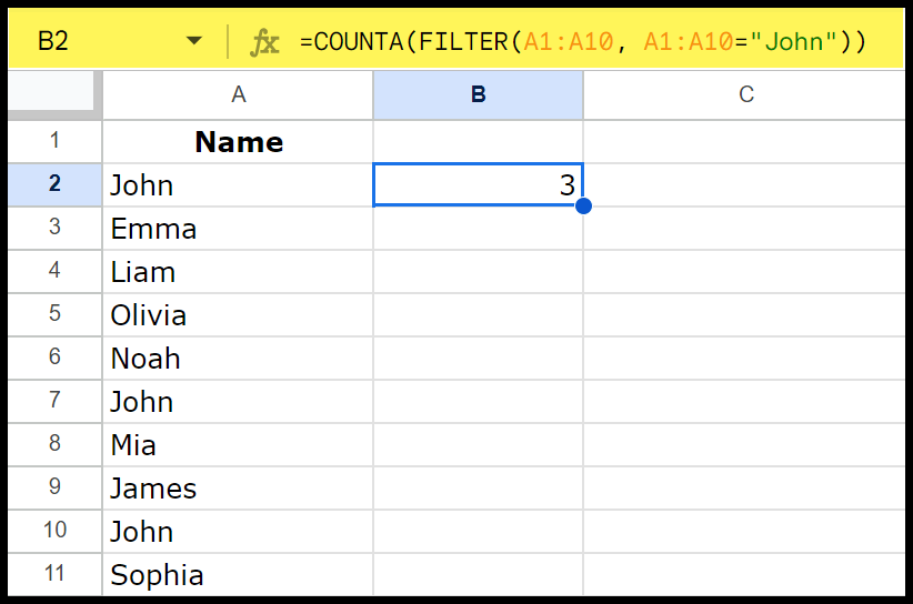 use-of-counta-and-filter