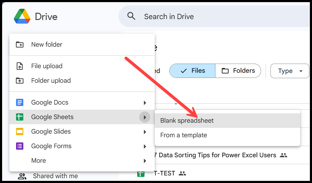 click-on-blank-spreadsheet