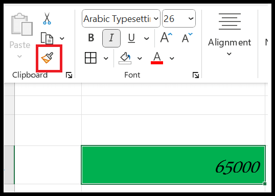 copy-formatting-to-multiple-cells