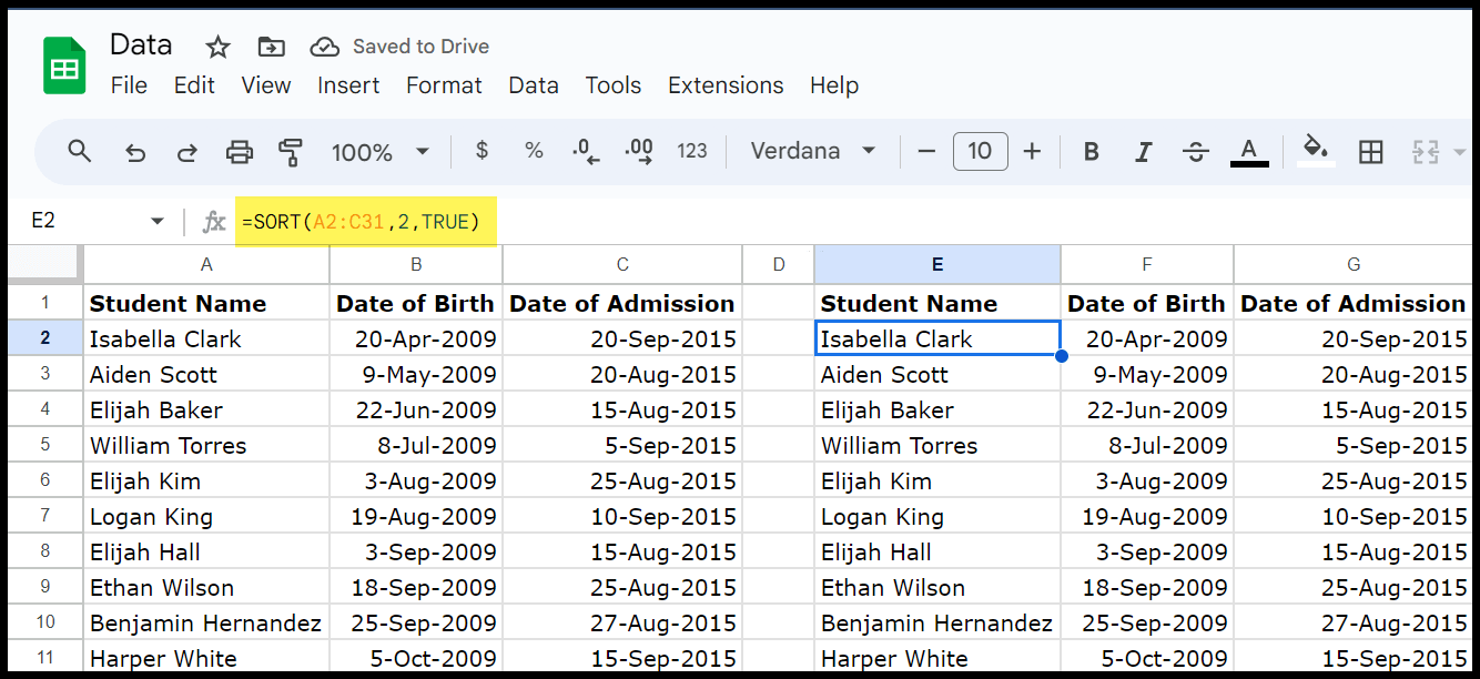 newly-sorted-data-using-sort-function